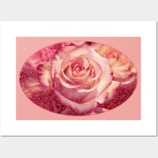 romantic roses gardening valentine mothers day floral masks flowers Posters and Art